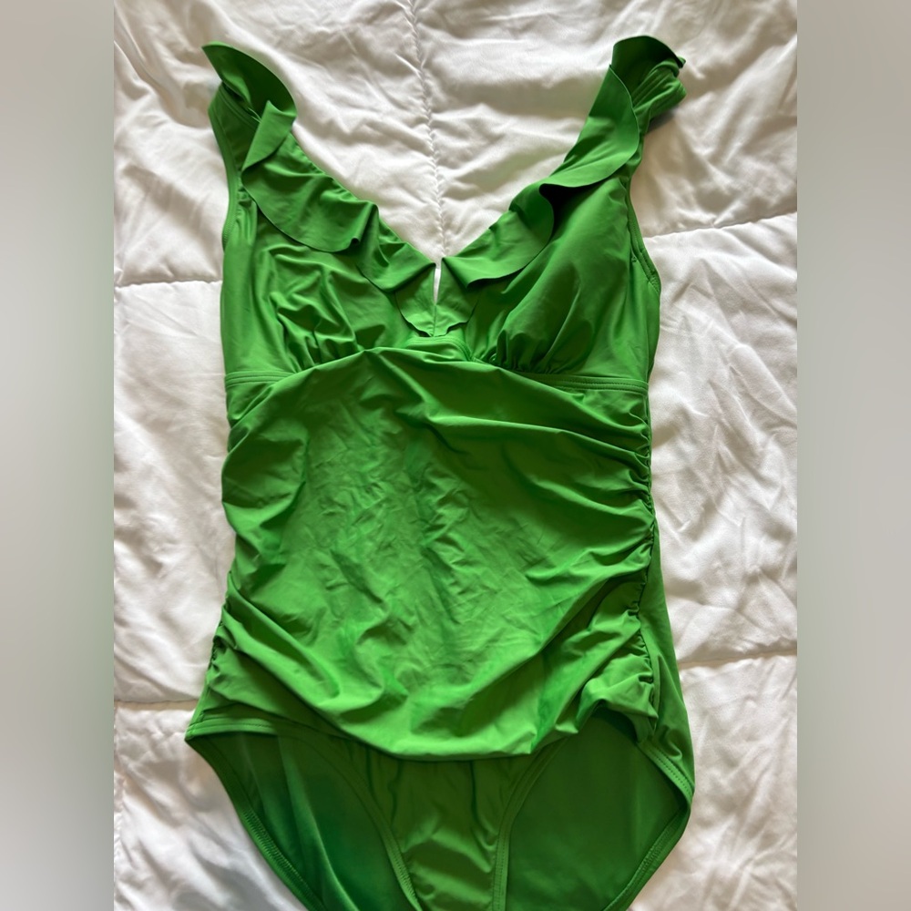 DKNY Vibrant Green Swimwear NWOT